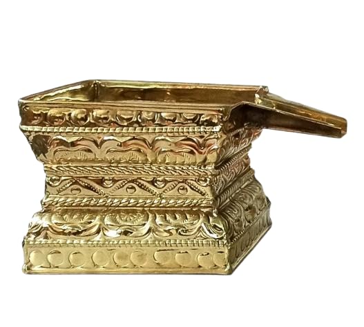 Brass Abhisheka Plate 4*4