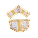 Panchakacham | Satin With Jari Border Dhoti/ Panchakajam for Deity Decor/ Assorted Colour