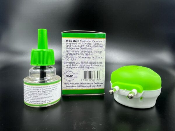Mos-Quit Herbal Mosquito Vaporizer (Combo pack) Refill + Machine