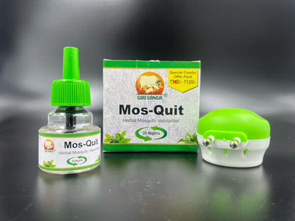 Mos-Quit Herbal Mosquito Vaporizer (Combo pack) Refill + Machine