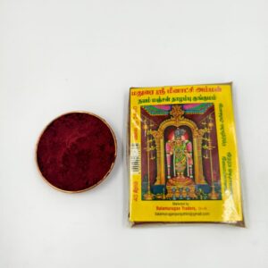 Madurai Meenakshi Thalampoo Dark Red Kumkum