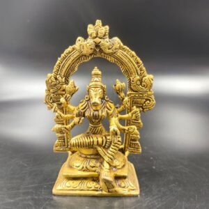 Ashtabuja Varahi with Thiruvachi- Brass Statue