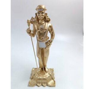 Palani AndiMurugan Statue - 9 Inch Height - Gold