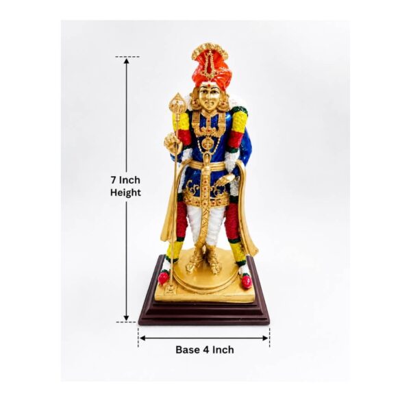 Raja Alangara Murugan_7inch_Blue