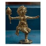 Dancing Murugan with Vel_Panchalogam_2inch