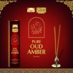 Parimal Sacred Scents Pure Oud Amber Incense Sticks