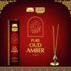 Parimal Sacred Scents Pure Oud Amber Incense Sticks
