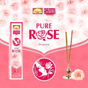 Parimal Sacred Scents Pure Rose Incense Sticks