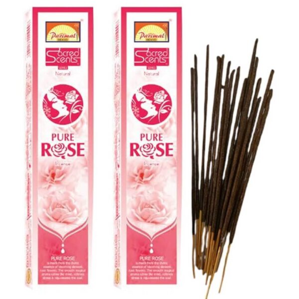 Parimal Sacred Scents Pure Rose Incense Sticks