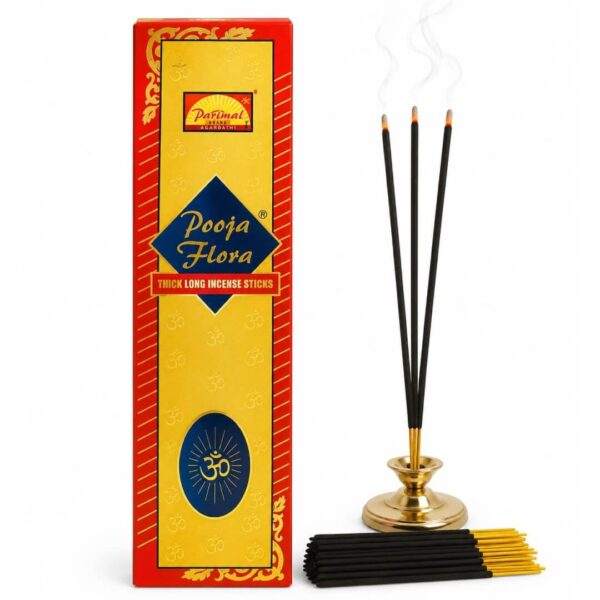 Parimal Pooja Flora Thick Long Incense Sticks – 75gms /agarbatti