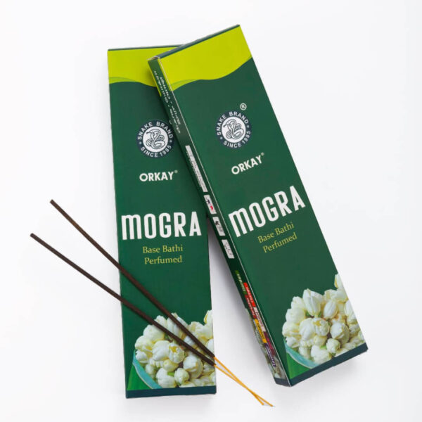 ORKAY Mogra Base Bathi Dhoop Sticks for Pooja & Meditation - 100gms /agarbatti