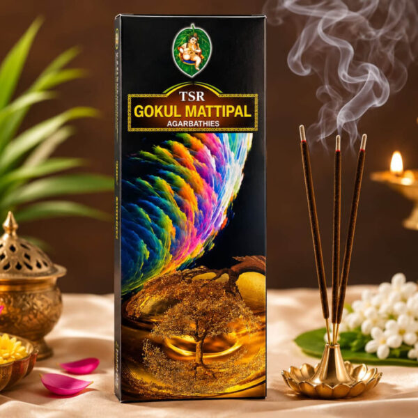 TSR Gokul Mattipal Agarbathies Premium Fragrance Incense Sticks - 30gms /agarbatti
