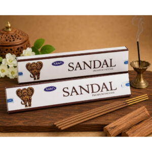 Nikhil's Sandal Premium Classic Sandalwood Fragrance Incense Sticks -50gms/agarbatti