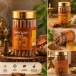 Dasangam Premium Dhoop Cone / Stick – 90gms Natural Hand Rolled Incense Sticks for Puja & Meditation