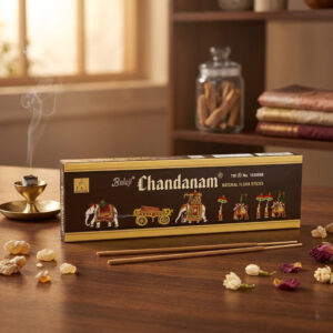 Balaji Chandanam Natural Flora Incense Sticks – 50gms Premium Sandalwood Fragrance/agarbatti
