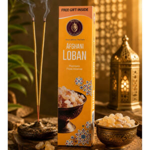 Afghani Loban Premium Flora Incense Sticks- 90gms Long-Lasting Traditional Loban Fragrance for Pooja agarbatti