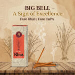 Big Bell Khus Dhoop Sticks –  Premium Natural Vetiver Fragrance/10 sticks  for pooja agarbatti 
