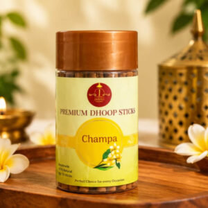 Jabali Premium Champa Dhoop Sticks | Natural Long-Lasting Incense for Pooja, Meditation & Home Fragrance