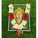 Artificial Flower Malai Handmade White & Pink Flower Garland – 12 Inch