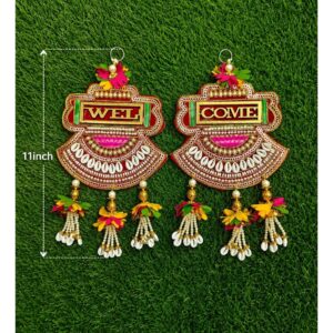 Decorative Welcome Wall Hanging for Home Entrance in 11''inch