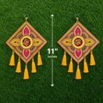 Traditional Handmade Door Hanging Pair Decorative Ganesh Wall Décor in 11''inch