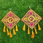 Traditional Handmade Door Hanging Pair Decorative Ganesh Wall Décor in 11''inch