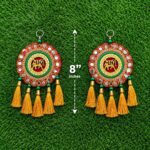 Handcrafted Traditional Decorative Hanging Pair in 8''Inch