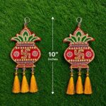 Traditional Kalash Design Door Hanging Pair in10''Inch