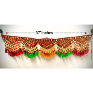 Premium Mirror Work Toran | Handmade Traditional Door Hanging