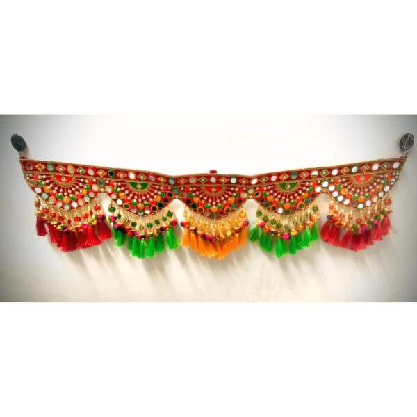 Premium Mirror Work Toran | Handmade Traditional Door Hanging
