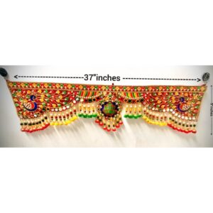 Peacock & ganesha Designer Toran | Premium Handmade Door Hanging