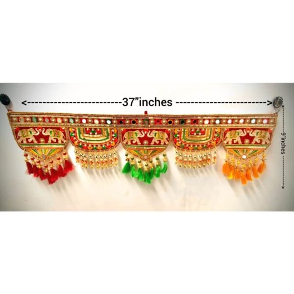 Royal Elephant Designer Toran | Handmade Traditional Door Hanging