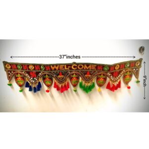 Welcome Kalash Toran | Handmade Traditional Door Hanging