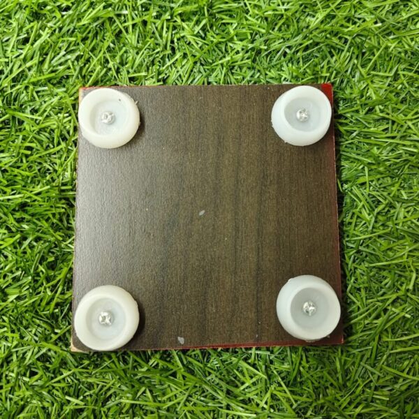 4 x 4 Inch Premium Pooja Manai With Sri Yantra Decorative design & Traditional