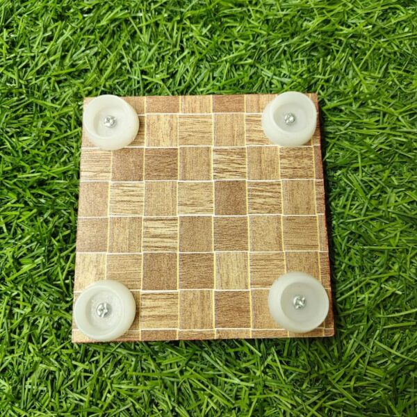 4 x 4 Inch Premium Pooja Mannai With Kolam design & Traditional