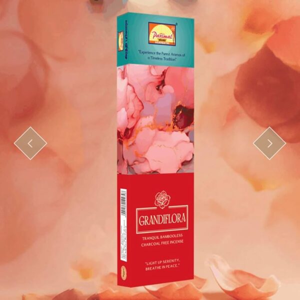 Parimal Grandiflora Premium Bambooless Charcoal Free Incense Sticks-85gms/agarbatti