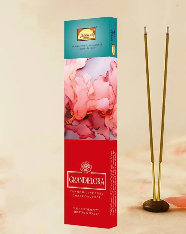 Parimal Grandiflora Premium Bambooless Charcoal Free Incense Sticks-85gms/agarbatti
