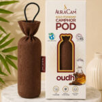 AuraCam Gold Standard Camphor Pod – 60gms Oudh Fragrance