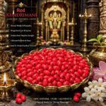 Premium Red Kundrimani Seeds - 1pcs Natural Sacred Seeds for Pooja, Spiritual Rituals.