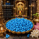 Premium Blue Kundrimani Seeds -1pcs Natural Sacred Seeds for Pooja, Spiritual Rituals.