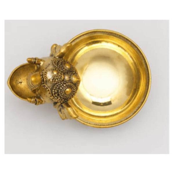 Handcrafted Brass Lord Ganesha Diya | Traditional Oil Lamp for Pooja & Home Temple
