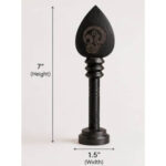 Karungali  Vel (7 x 1.5 Inches) – Handcrafted Divine Decorative Vel