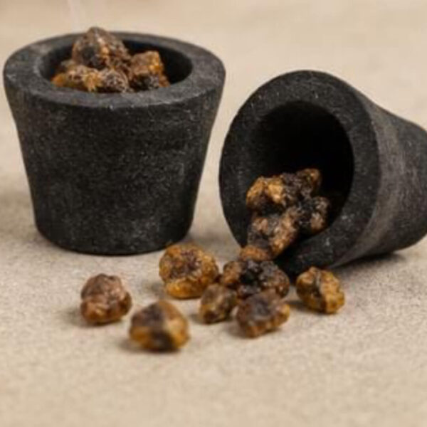 Big Bell Kacha Chandan Premium Cup Sambrani – 12 Cups Natural Sandalwood Fragrance