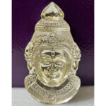 3 x 3 Inch Silver Finish Lakshmi Face  – Decorative Pooja
