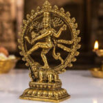 Premium Brass Nataraja Idol – 3 x 2 Inch | Premium Decorative & Spiritual Statue