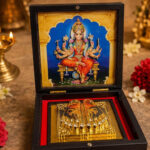 Sri Swarna Varahi Divine Gift Box with Golden Paduka & yantra design Premium  Spiritual Gift
