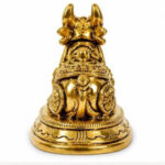 Pure Premium Brass Nandi Statue | Antique Finish Lord Shiva Nandi Idol for Pooja Room, Home Temple