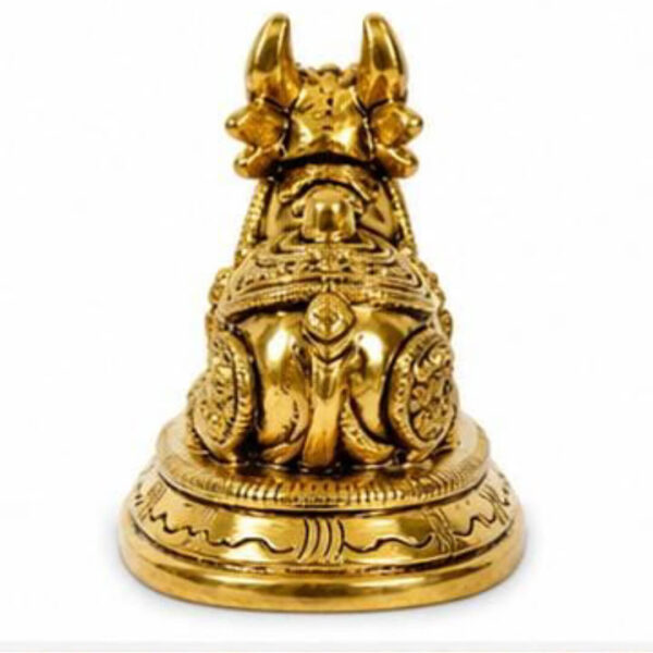 Pure Premium Brass Nandi Statue | Antique Finish Lord Shiva Nandi Idol for Pooja Room, Home Temple