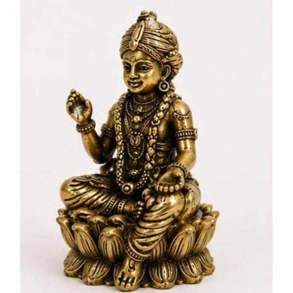 Pure Brass Balambikai Devi Idol | Premium Handcrafted for Home Temple, Pooja & Gifting